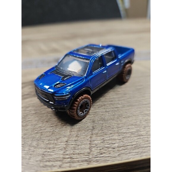 Hot Wheels 2020 Dodge Ram 1500 Rebel Blue Diecast 1/64 Mattel Loose Toy Car - Picture 1 of 5